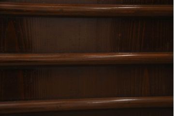 アンティーク家具　古民具・骨董　五尺　横桟引き戸の水屋箪笥サイドボード(テレビボード)