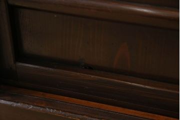 アンティーク家具　古民具・骨董　五尺　横桟引き戸の水屋箪笥サイドボード(テレビボード)