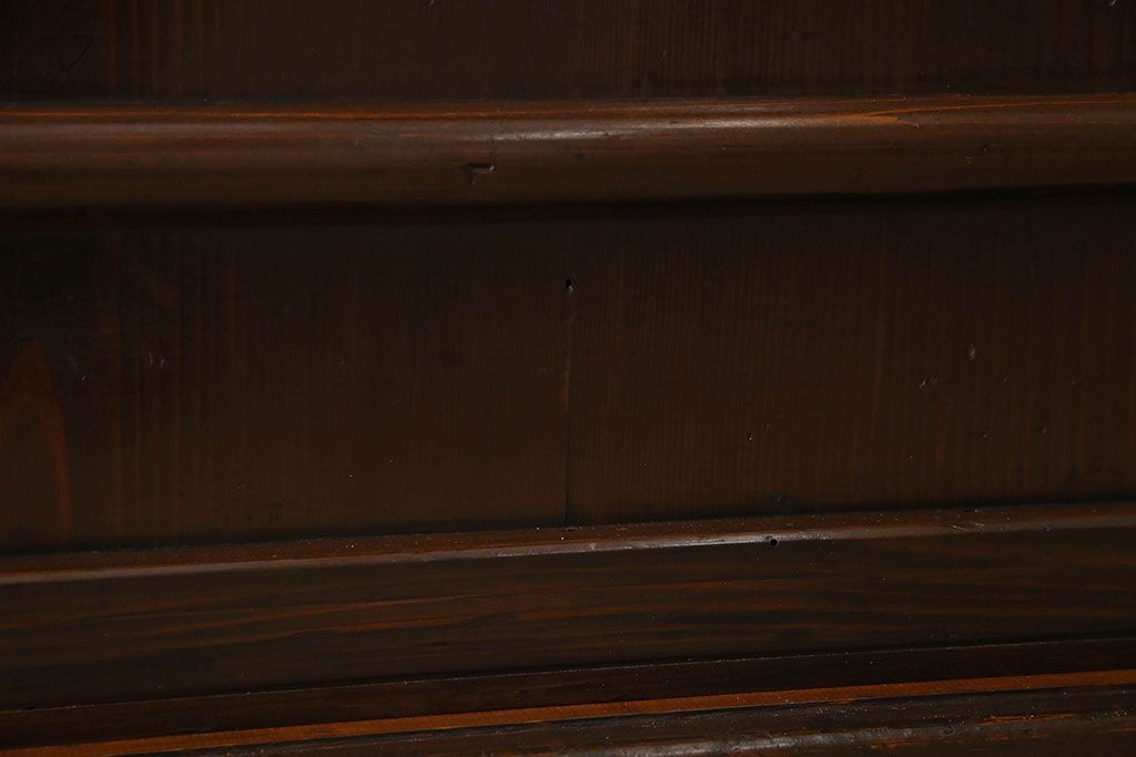 アンティーク家具　古民具・骨董　五尺　横桟引き戸の水屋箪笥サイドボード(テレビボード)