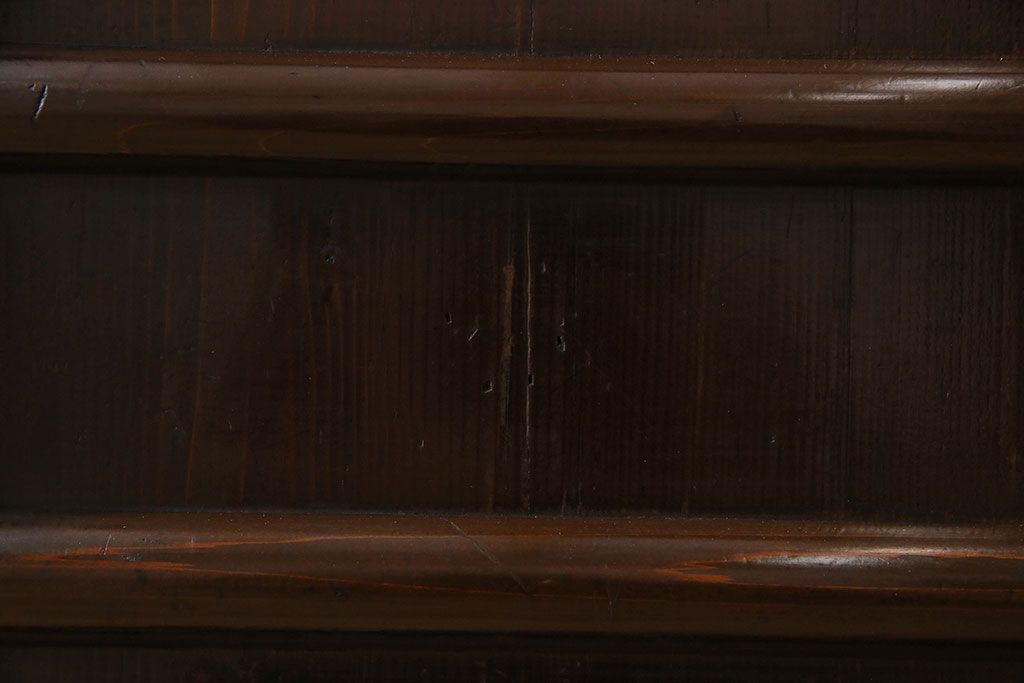 アンティーク家具　古民具・骨董　五尺　横桟引き戸の水屋箪笥サイドボード(テレビボード)