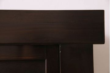 アンティーク家具　古民具・骨董　五尺 透かし彫りが雅な水屋箪笥サイドボード(テレビボード)