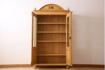 アンティーク家具　フランスアンティーク パイン材 キャビネット(収納棚)