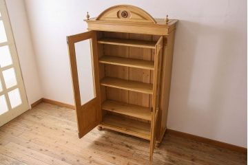 アンティーク家具　フランスアンティーク パイン材 キャビネット(収納棚)
