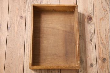 アンティーク雑貨　昭和レトロ　引き出し付きサイドテーブル(花台)