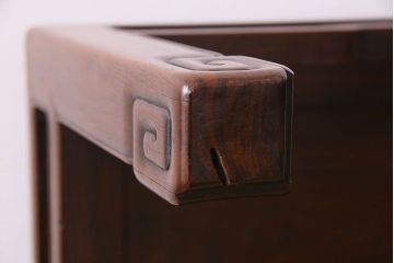 アンティーク家具　和製アンティーク 総無垢材 重厚な唐木の座卓