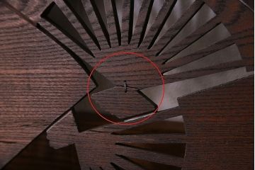 アンティーク雑貨　ヒノキ・ケヤキ材　和製アンティーク　扇透かし欄間(2)