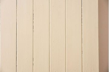 日本製　アンティーク　ペイント家具　ガラス入りの折り戸