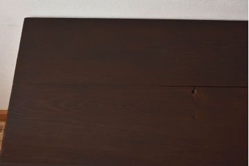 アンティーク家具　ジャンク品　和製アンティーク　古材を使った鉄脚テーブル