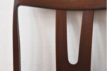 北欧家具　チーク材のクッションチェア(2)