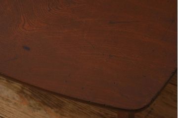 レトロ家具　昭和レトロ　天板一枚板　和製アンティーク角ちゃぶ台