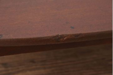 レトロ家具　昭和レトロ　天板一枚板　和製アンティーク角ちゃぶ台