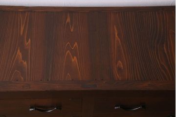 アンティーク家具　和製アンティーク　前面ヒノキ材　収納箪笥サイドボード(水屋箪笥)