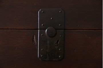 アンティーク家具　和製アンティーク　前面ヒノキ材　収納箪笥サイドボード(水屋箪笥)