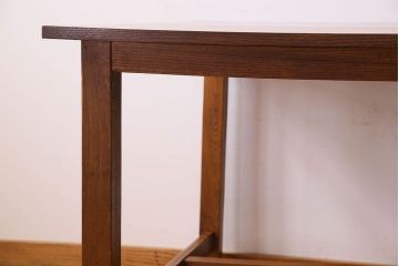 アンティーク家具　和製アンティーク　上質なオーク材の特大ダイニングテーブル(作業台)