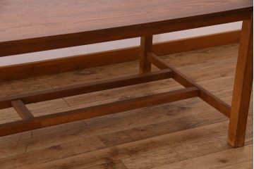 アンティーク家具　和製アンティーク　上質なオーク材の特大ダイニングテーブル(作業台)