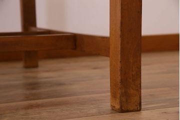 アンティーク家具　和製アンティーク　上質なオーク材の特大ダイニングテーブル(作業台)