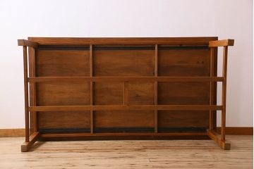 アンティーク家具　和製アンティーク　上質なオーク材の特大ダイニングテーブル(作業台)