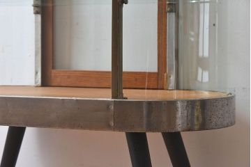 レトロ家具　昭和レトロ　和製アンティーク　小振りなガラスケース(ショーケース)