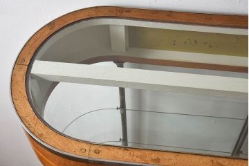 レトロ家具　昭和レトロ　和製アンティーク　小振りなガラスケース(ショーケース)