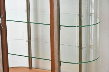 レトロ家具　昭和レトロ　和製アンティーク　小振りなガラスケース(ショーケース)