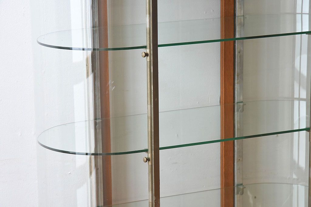 レトロ家具　昭和レトロ　和製アンティーク　小振りなガラスケース(ショーケース)