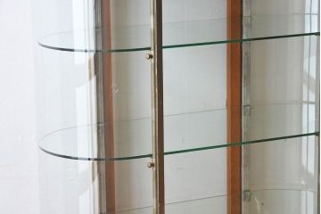 レトロ家具　昭和レトロ　和製アンティーク　小振りなガラスケース(ショーケース)