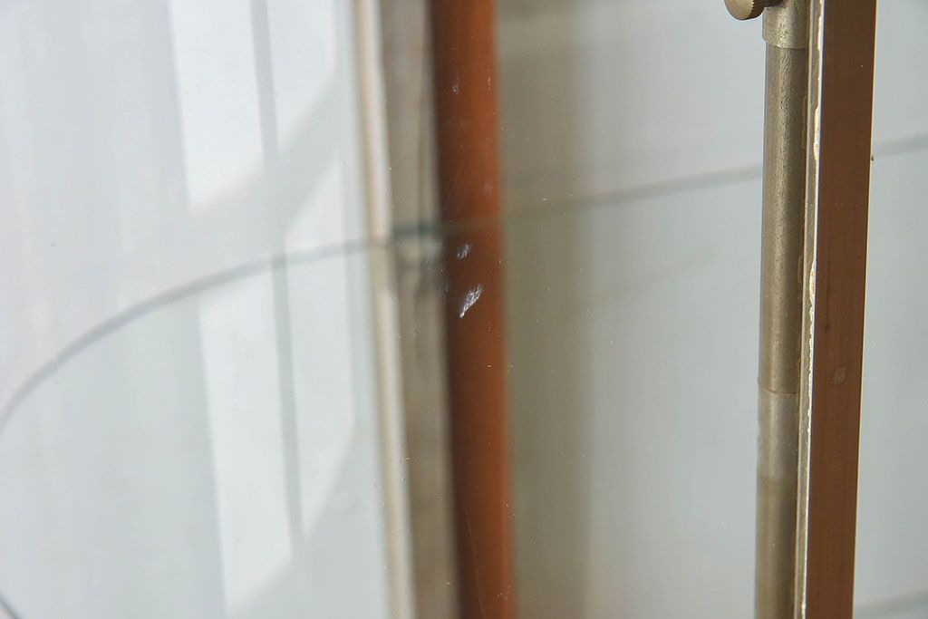 レトロ家具　昭和レトロ　和製アンティーク　小振りなガラスケース(ショーケース)