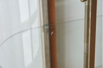 レトロ家具　昭和レトロ　和製アンティーク　小振りなガラスケース(ショーケース)