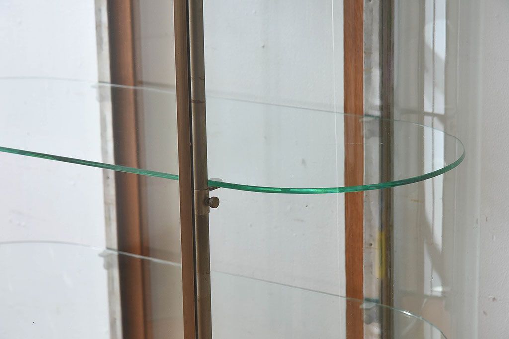 レトロ家具　昭和レトロ　和製アンティーク　小振りなガラスケース(ショーケース)