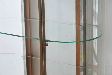 レトロ家具　昭和レトロ　和製アンティーク　小振りなガラスケース(ショーケース)