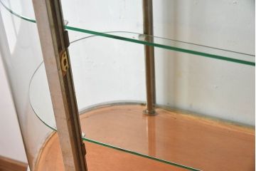 レトロ家具　昭和レトロ　和製アンティーク　小振りなガラスケース(ショーケース)