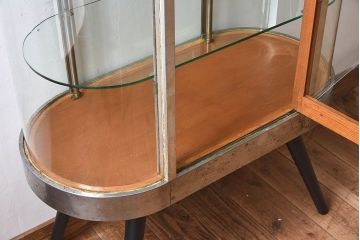 レトロ家具　昭和レトロ　和製アンティーク　小振りなガラスケース(ショーケース)