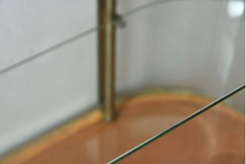 レトロ家具　昭和レトロ　和製アンティーク　小振りなガラスケース(ショーケース)