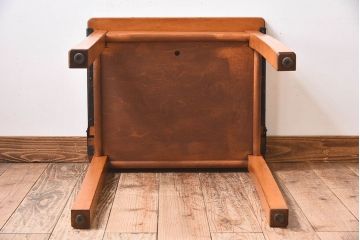 アンティーク家具　イギリスアンティーク　ブナ材　スクールデスク(平机)