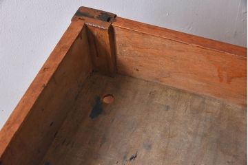 アンティーク家具　イギリスアンティーク　ブナ材　スクールデスク(平机)(2)