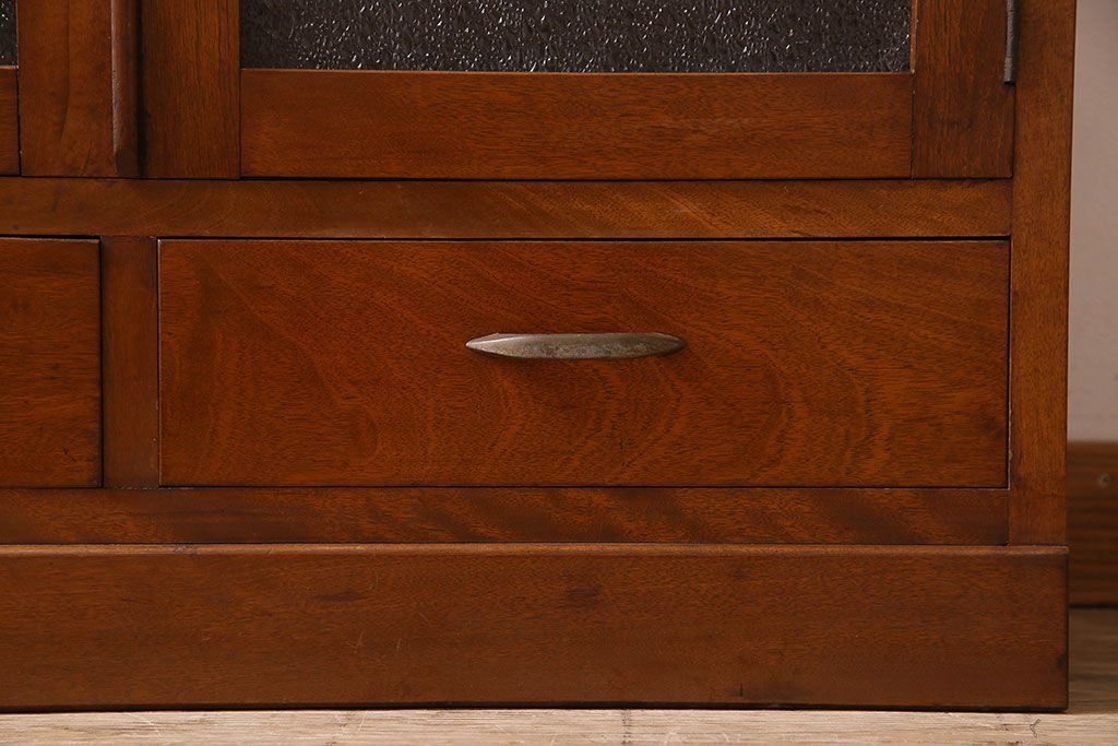 アンティーク家具　和製アンティーク　カバ材　本箱