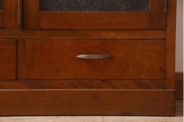 アンティーク家具　和製アンティーク　カバ材　本箱