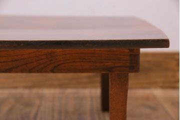 レトロ家具　和製アンティーク　昭和レトロ　栓材製の小さな角ちゃぶ台