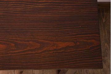 アンティーク家具　和製アンティーク　昭和期　パイン材の平机(デスク)