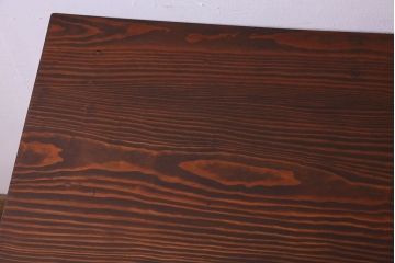 アンティーク家具　和製アンティーク　昭和期　パイン材の平机(デスク)