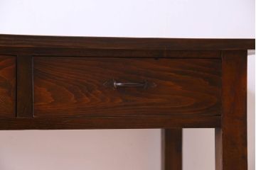 アンティーク家具　和製アンティーク　昭和期　パイン材の平机(デスク)