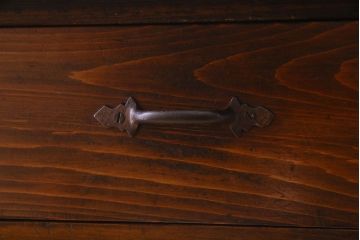 アンティーク家具　和製アンティーク　昭和期　パイン材の平机(デスク)