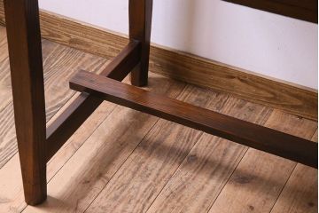 アンティーク家具　和製アンティーク　昭和期　パイン材の平机(デスク)