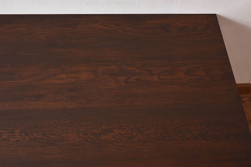 アンティーク家具　和製アンティーク　オーク材の特大作業台(ダイニングテーブル)