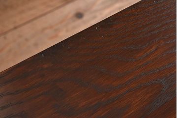 アンティーク家具　和製アンティーク　オーク材の特大作業台(ダイニングテーブル)