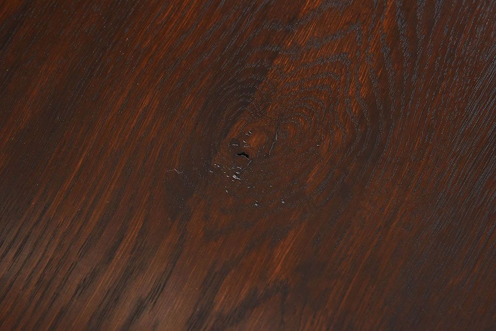 アンティーク家具　和製アンティーク　オーク材の特大作業台(ダイニングテーブル)