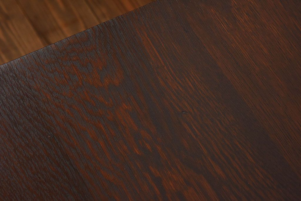 アンティーク家具　和製アンティーク　オーク材の特大作業台(ダイニングテーブル)