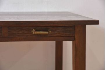 アンティーク家具　和製アンティーク　オーク材の特大作業台(ダイニングテーブル)