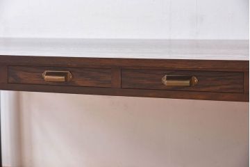 アンティーク家具　和製アンティーク　オーク材の特大作業台(ダイニングテーブル)