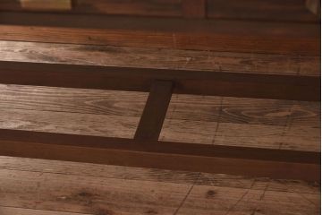 アンティーク家具　和製アンティーク　オーク材の特大作業台(ダイニングテーブル)